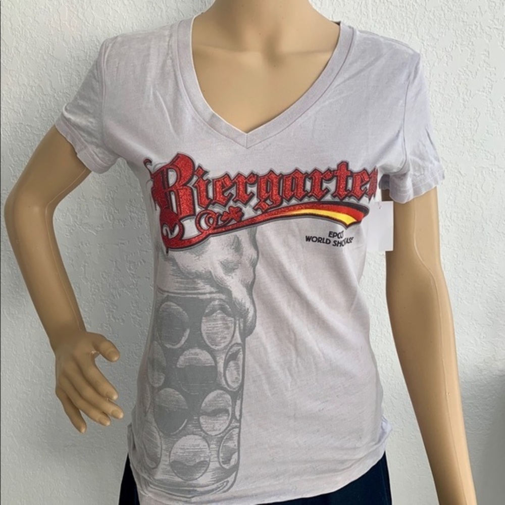 Disney Epcot Germany Biergarten Glittered T Shirt
